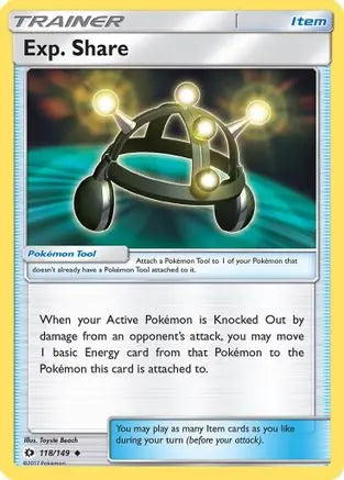 Exp. Share (118/149) [Sun & Moon: Base Set] Pokémon