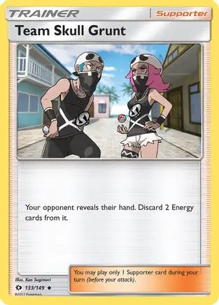 Team Skull Grunt (133/149) [Sun & Moon: Base Set] Pokémon