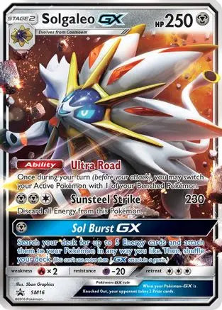 Solgaleo GX (SM16) [Sun & Moon: Black Star Promos] Pokémon