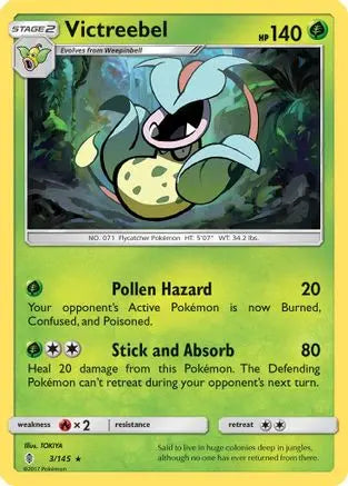 Victreebel (3/145) [Sun & Moon: Guardians Rising] Pokémon