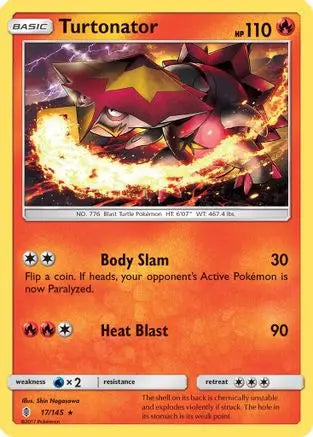 Turtonator (17/145) [Sun & Moon: Guardians Rising] Pokémon