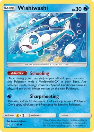 Wishiwashi (37/145) [Sun & Moon: Guardians Rising] Pokémon
