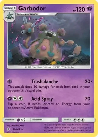 Garbodor (51/145) [Sun & Moon: Guardians Rising] Pokémon