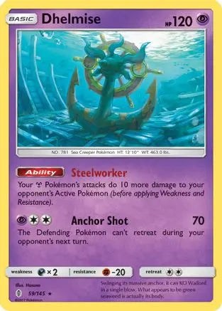 Dhelmise (59/145) [Sun & Moon: Guardians Rising] Pokémon
