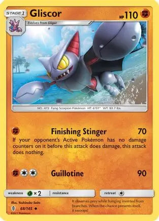 Gliscor (68/145) [Sun & Moon: Guardians Rising] Pokémon