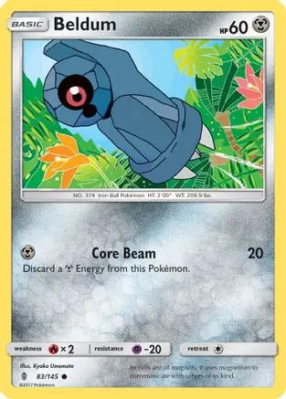 Beldum (83/145) [Sun & Moon: Guardians Rising] Pokémon