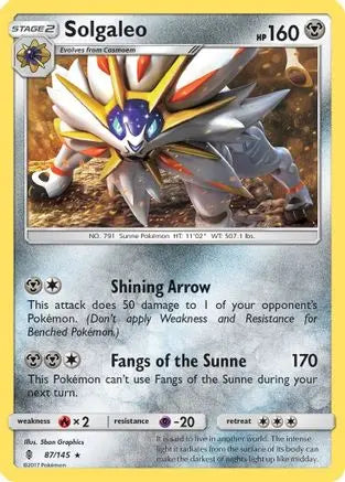 Solgaleo (87/145) [Sun & Moon: Guardians Rising] Pokémon