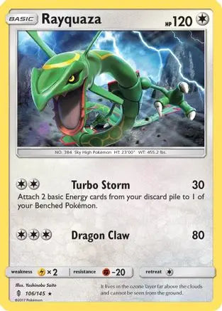 Rayquaza (106/145) [Sun & Moon: Guardians Rising] Pokémon