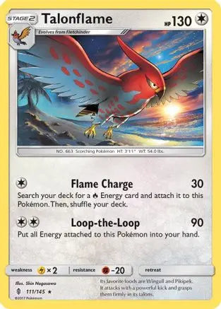 Talonflame (111/145) [Sun & Moon: Guardians Rising] Pokémon