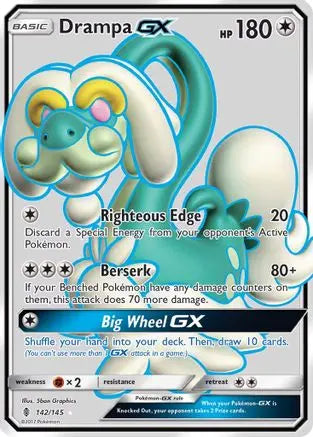 Drampa GX (142/145) [Sun & Moon: Guardians Rising] Pokémon