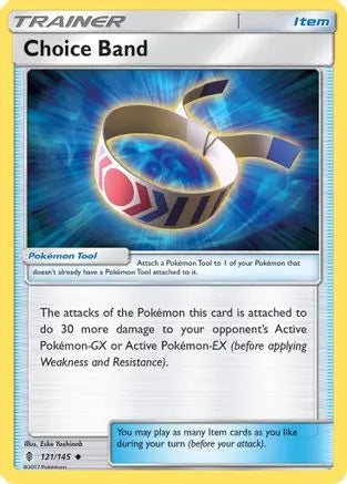 Choice Band (121/145) [Sun & Moon: Guardians Rising] Pokémon
