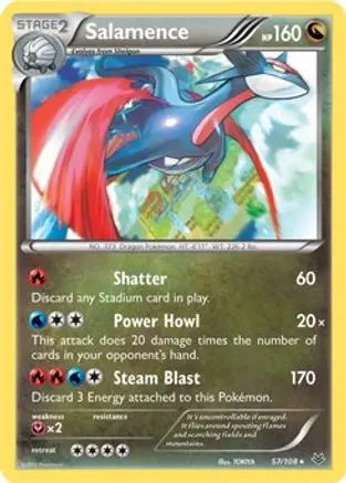 Salamence (57/108) (Theme Deck Exclusive) [XY: Roaring Skies] Pokémon