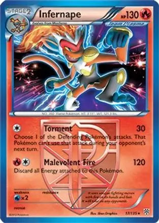 Infernape (17/135) (Theme Deck Exclusive) [Black & White: Plasma Storm] Pokémon