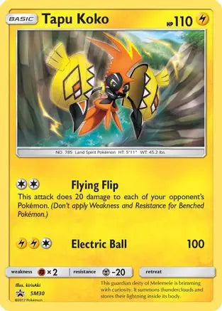 Tapu Koko (SM30) [Sun & Moon: Black Star Promos] Pokémon