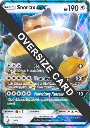 Snorlax GX (SM05) (Jumbo Card) [Sun & Moon: Black Star Promos] Pokémon