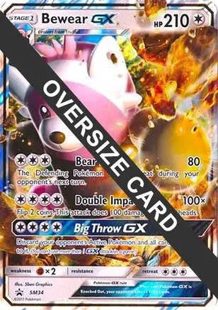 Bewear GX (SM34) (Jumbo Card) [Sun & Moon: Black Star Promos] Pokémon