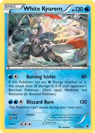 White Kyurem (21/124) (Theme Deck Exclusive) [XY: Fates Collide] Pokémon