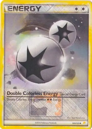 Double Colorless Energy (103/123) (League Promo) [HeartGold & SoulSilver: Base Set] Pokémon