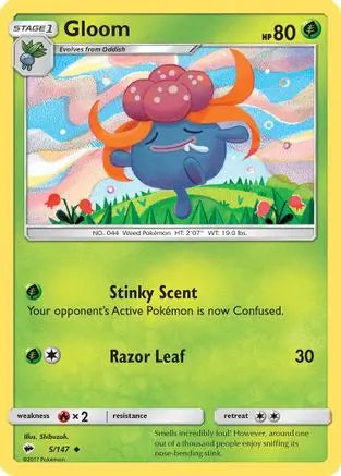 Gloom (5/147) [Sun & Moon: Burning Shadows] Pokémon