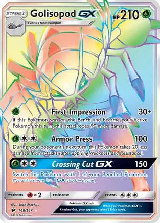 Golisopod GX (148/147) [Sun & Moon: Burning Shadows] Pokémon
