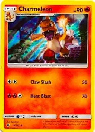 Charmeleon (19/147) (Premium Collection Promo) [Sun & Moon: Burning Shadows] Pokémon