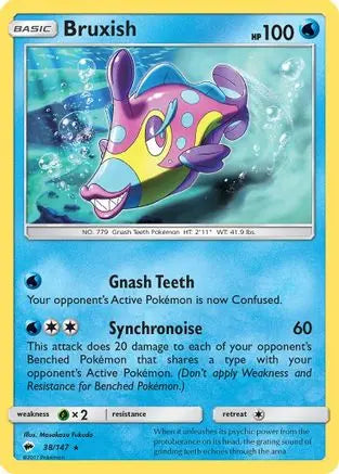 Bruxish (38/147) [Sun & Moon: Burning Shadows] Pokémon