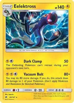 Eelektross (46/147) [Sun & Moon: Burning Shadows] Pokémon