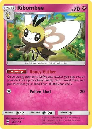 Ribombee (96/147) [Sun & Moon: Burning Shadows] Pokémon