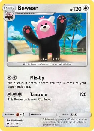 Bewear (111/147) [Sun & Moon: Burning Shadows] Pokémon