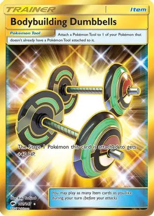 Bodybuilding Dumbbells (161/147) [Sun & Moon: Burning Shadows] Pokémon