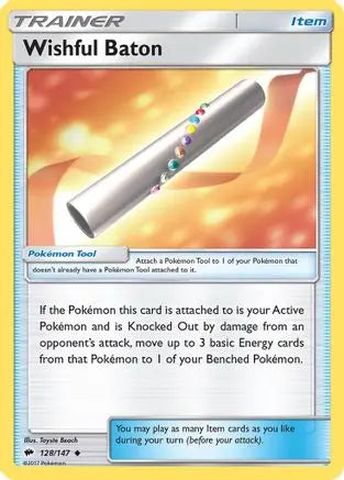 Wishful Baton (128/147) [Sun & Moon: Burning Shadows] Pokémon