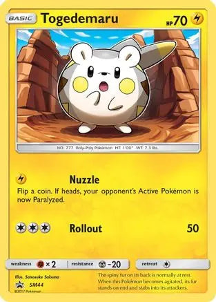 Togedemaru (SM44) [Sun & Moon: Black Star Promos] Pokémon