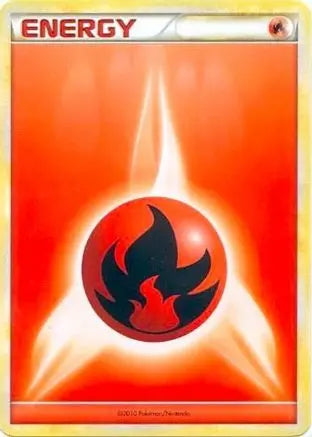 Fire Energy (2010 Unnumbered HGSS Style Non Holo) [League & Championship Cards] Pokémon