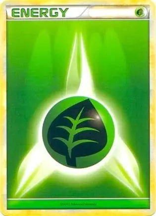 Grass Energy (2010 Unnumbered HGSS Style Non Holo) [League & Championship Cards] Pokémon
