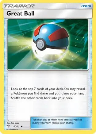 Great Ball (60/73) [Sun & Moon: Shining Legends] Pokémon