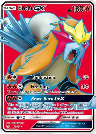 Entei GX (71/73) [Sun & Moon: Shining Legends] Pokémon