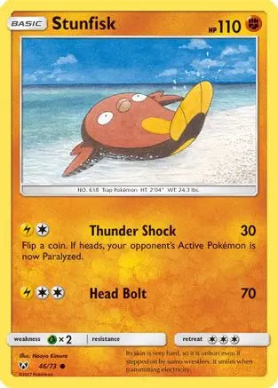 Stunfisk (46/73) [Sun & Moon: Shining Legends] Pokémon
