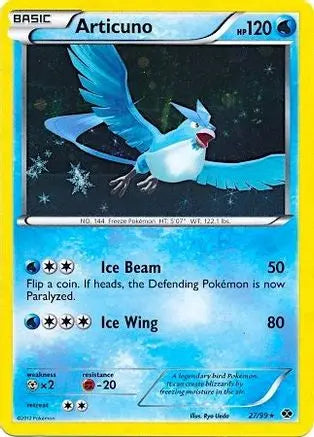 Articuno (27/99) (Blister Exclusive) [Black & White: Next Destinies] Pokémon