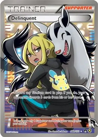 Delinquent (98b/122) (Full Art) (Alternate Art Promo) [XY: BREAKpoint] Pokémon