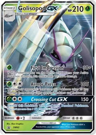 Golisopod GX (SM62) [Sun & Moon: Black Star Promos] Pokémon
