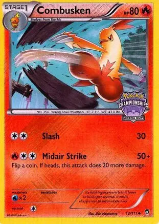 Combusken (13/111) (Championship Promo) [XY: Furious Fists] Pokémon