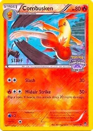 Combusken (13/111) (Championship Promo Staff) [XY: Furious Fists] Pokémon