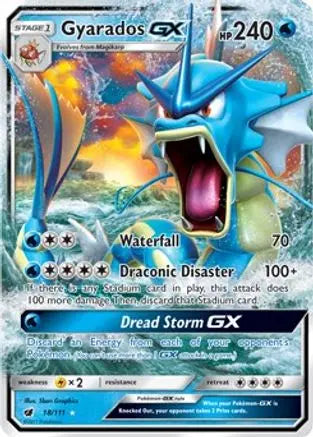 Gyarados GX (18/111) [Sun & Moon: Crimson Invasion] Pokémon
