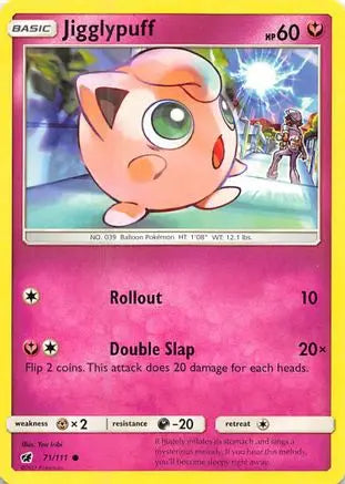 Jigglypuff (71/111) [Sun & Moon: Crimson Invasion] Pokémon