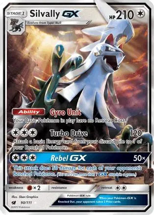 Silvally GX (90/111) [Sun & Moon: Crimson Invasion] Pokémon