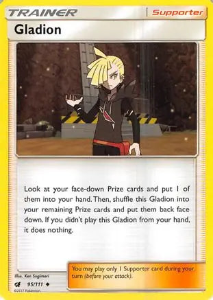 Gladion (95/111) [Sun & Moon: Crimson Invasion] Pokémon
