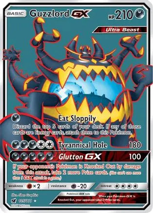 Guzzlord GX (105/111) [Sun & Moon: Crimson Invasion] Pokémon