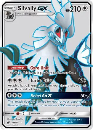 Silvally GX (108/111) [Sun & Moon: Crimson Invasion] Pokémon