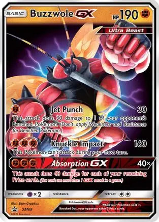 Buzzwole GX (SM69) [Sun & Moon: Black Star Promos] Pokémon