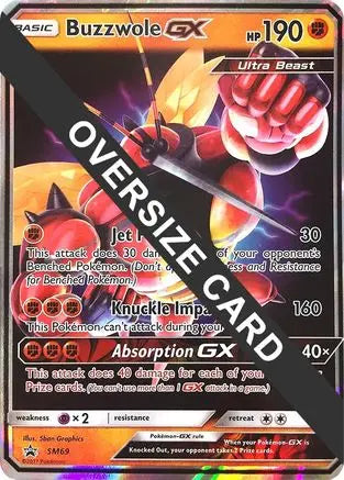 Buzzwole GX (SM69) (Jumbo Card) [Sun & Moon: Black Star Promos] Pokémon
